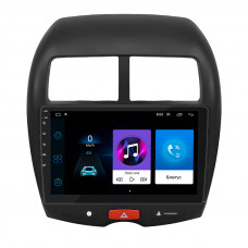 Штатная магнитола Lesko для Mitsubishi RVR III Рестайлинг 2012-2017 экран 10" 1/16Gb Wi-Fi GPS Base