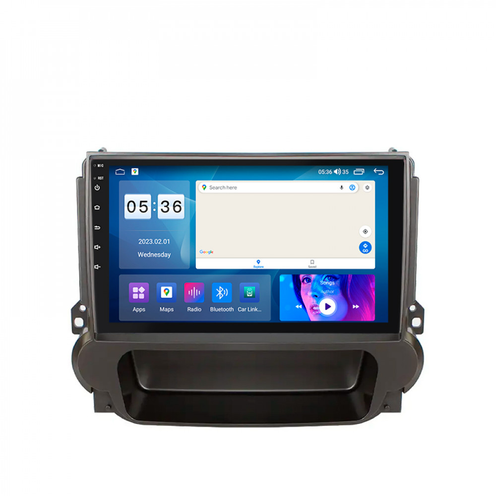 Штатная магнитола Lesko для Chevrolet Malibu VIII 2011-2014 экран 9" 2/32Gb CarPlay 4G Wi-Fi GPS Prime