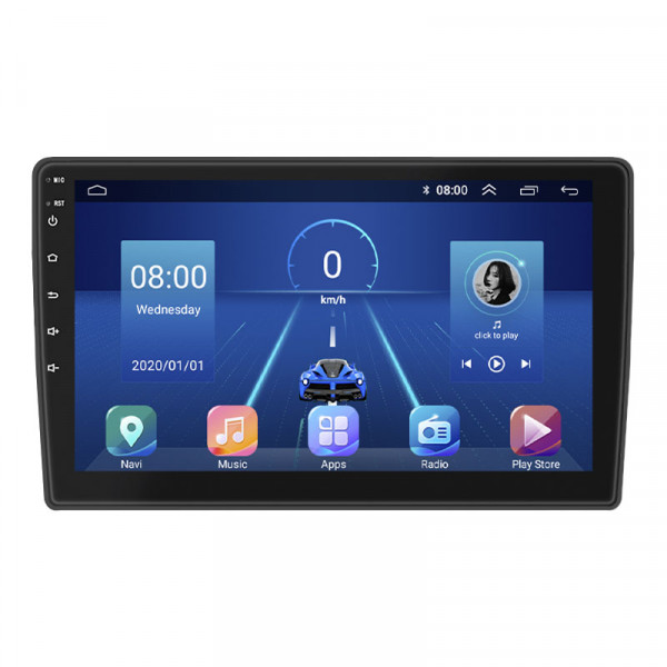 Штатная магнитола Lesko для Nissan Primastar I 2002-2006 экран 10" 2/32Gb 4G Wi-Fi GPS Top