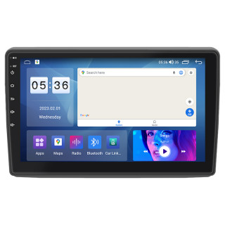 Штатная магнитола Lesko для Opel Vivaro A 2001-2006 экран 10" 2/32Gb CarPlay 4G Wi-Fi GPS Prime