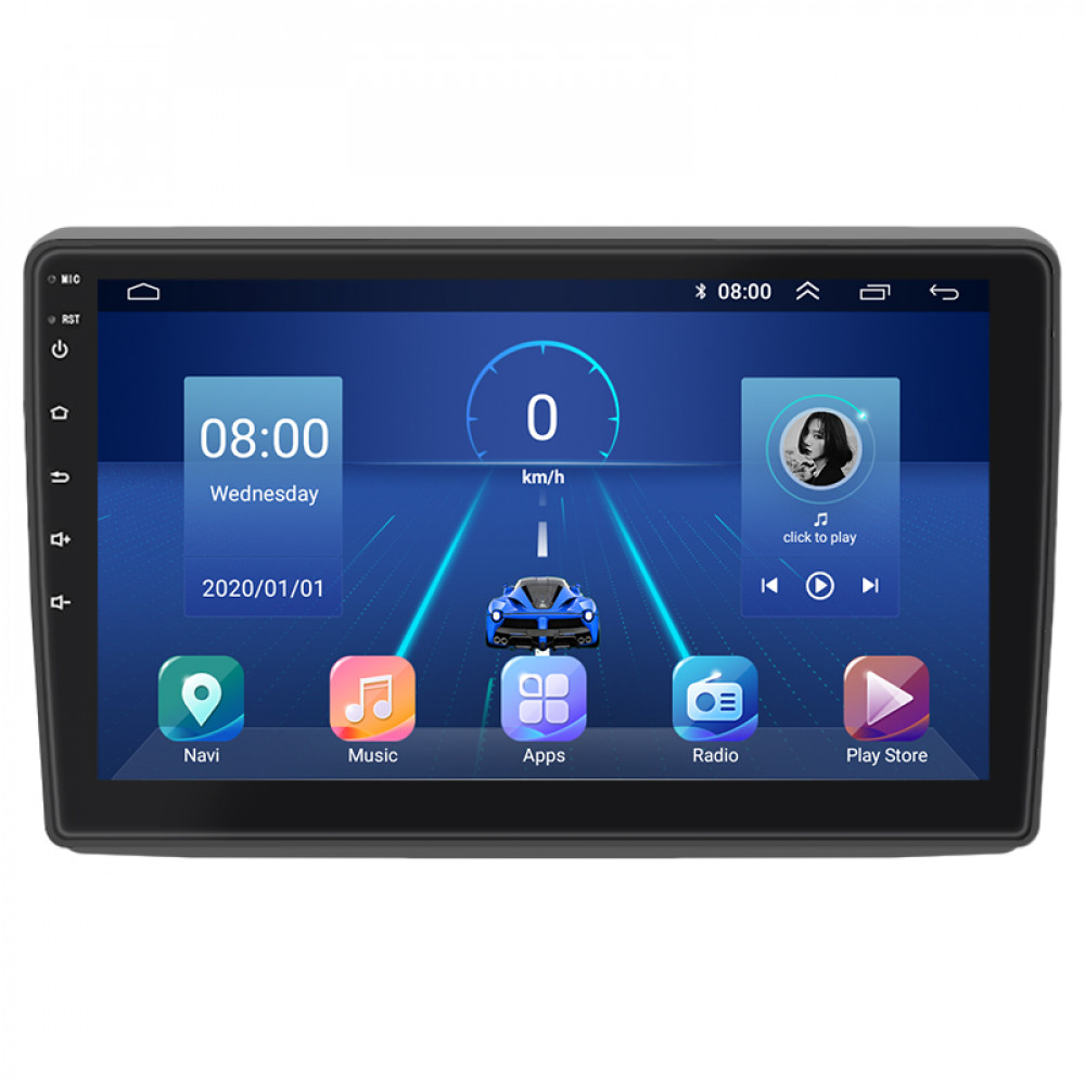 Штатная магнитола Lesko для Opel Vivaro A 2001-2006 экран 10" 6/128Gb 4G Wi-Fi GPS Top