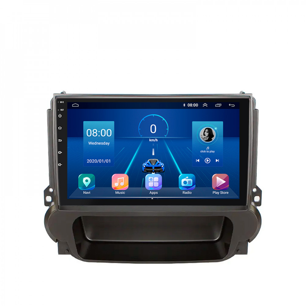 Штатная магнитола Lesko для Chevrolet Malibu VIII 2011-2014 экран 9" 6/128Gb 4G Wi-Fi GPS Top