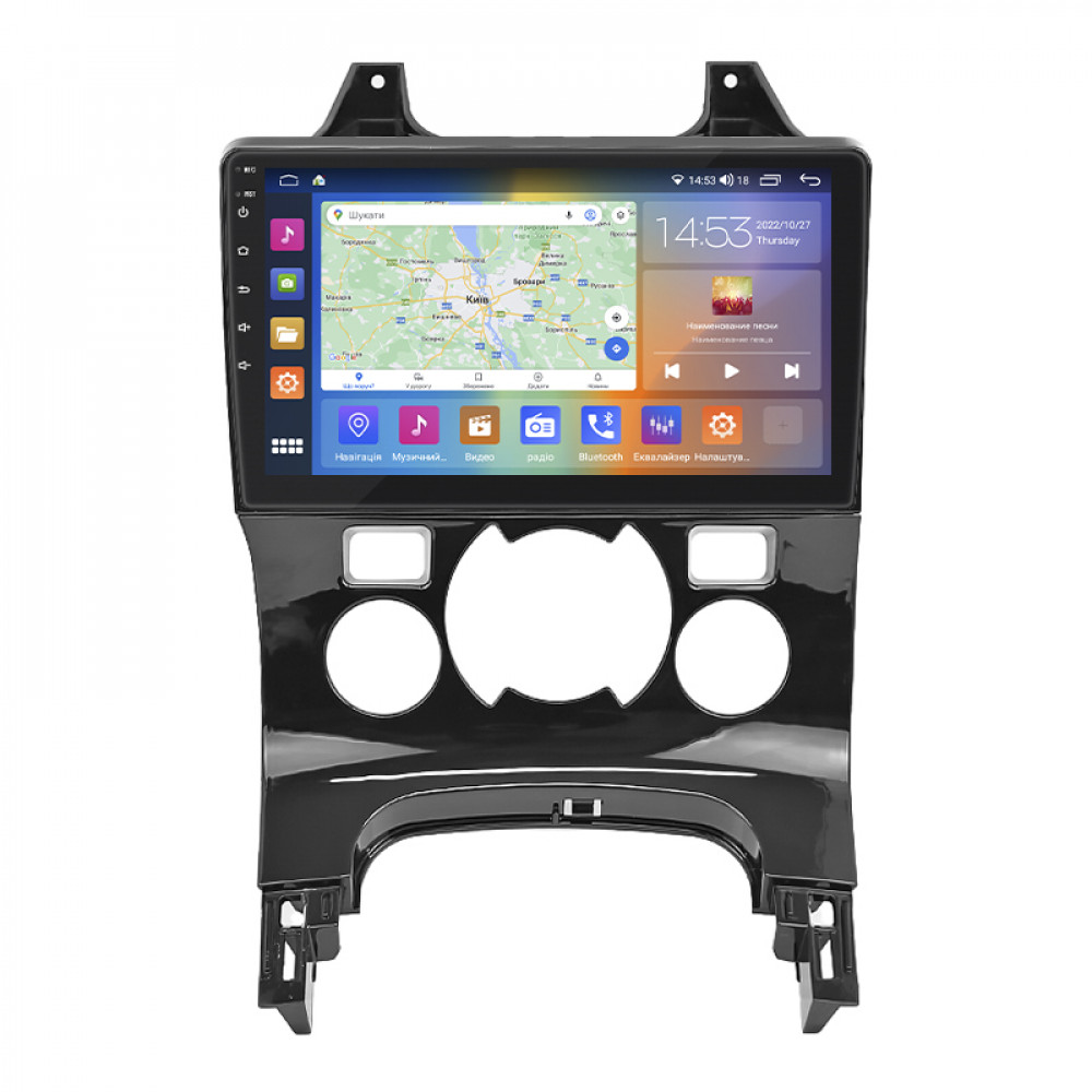 Штатная магнитола Lesko для Peugeot 3008 I Рестайлинг 2013-2016 экран 9" 2/32Gb CarPlay 4G Wi-Fi GPS Prime