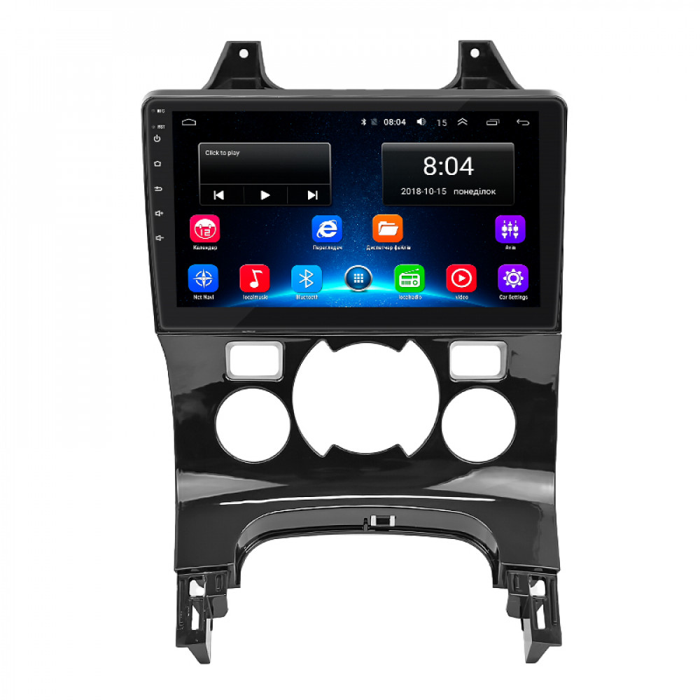 Штатная магнитола Lesko для Peugeot 5008 I Рестайлинг 2013-2016 экран 9" 2/32Gb Wi-Fi GPS Base