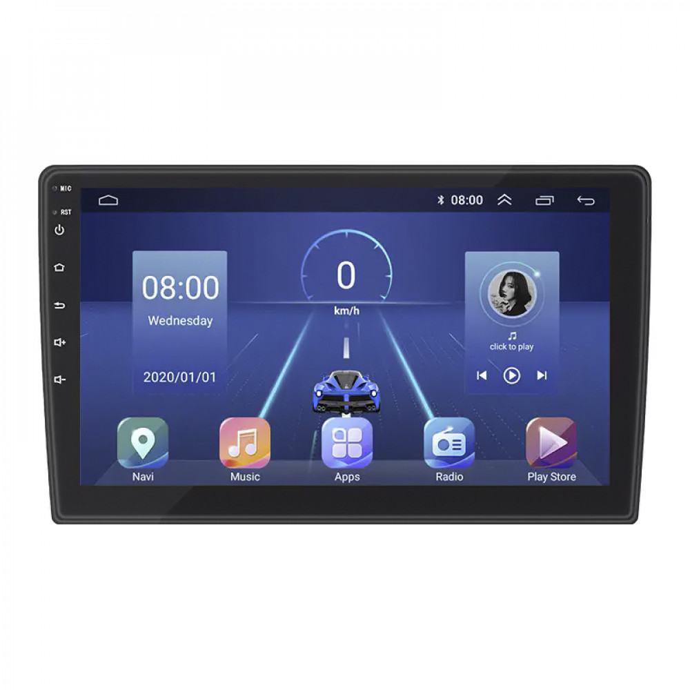 Штатная магнитола Lesko для Peugeot Partner II Рестайлинг 2012-2015 экран 9" 6/128Gb 4G Wi-Fi GPS Top