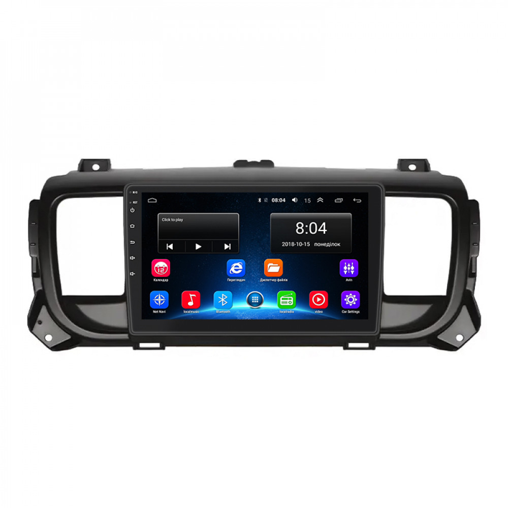 Штатная магнитола Lesko для Peugeot Traveller I 2016-н.в. экран 9" 2/32Gb Wi-Fi GPS Base