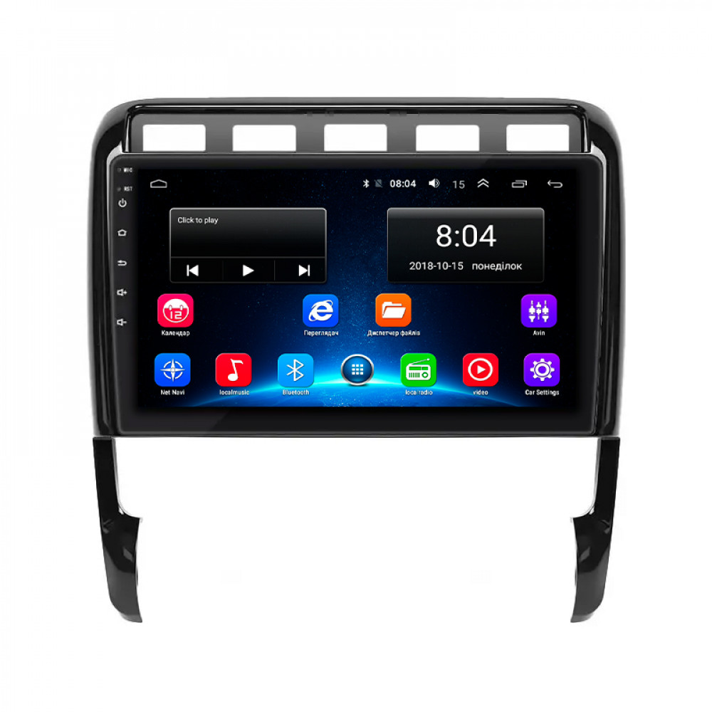 Штатная магнитола Lesko для Porsche Cayenne I (955) 2002-2007 экран 9" 2/32Gb Wi-Fi GPS Base