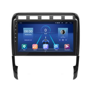 Штатная магнитола Lesko для Porsche Cayenne I (955) 2002-2007 экран 9" 6/128Gb 4G Wi-Fi GPS Top