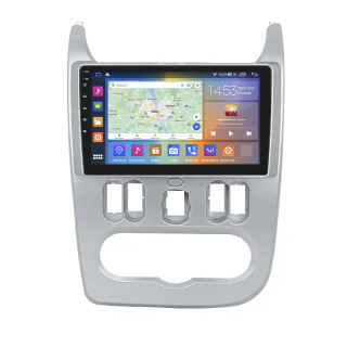 Штатная магнитола Lesko для Renault Sandero I 2009-2014 экран 9" 2/32Gb CarPlay 4G Wi-Fi GPS Prime