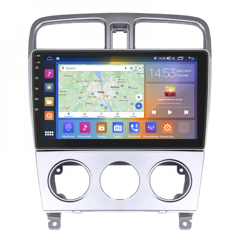 Штатная магнитола Lesko для Subaru Forester II 2002-2005 экран 9" 4/64Gb CarPlay 4G Wi-Fi GPS Prime