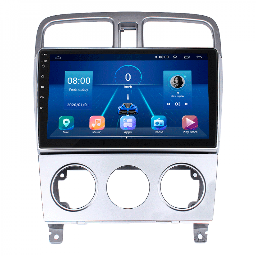 Штатная магнитола Lesko для Subaru Forester II Рестайлинг 2005-2008 экран 9" 2/32Gb Wi-Fi GPS Base