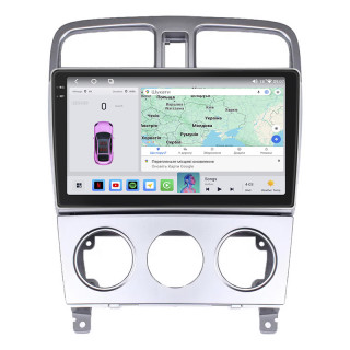 Штатная магнитола Lesko для Subaru Forester II Рестайлинг 2005-2008 экран 9" 4/64 QLED CarPlay 4G Wi-Fi GPS 360 Prime