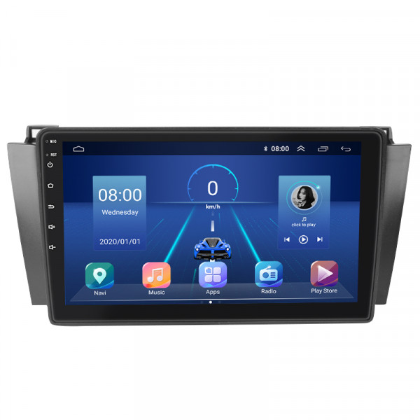 Штатная магнитола Lesko для Toyota Camry Solara II 2003-2009 экран 9" 4/32Gb 4G Wi-Fi GPS Top