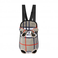 Рюкзак-кенгуру для животных DT854 Beige полосатый узор S