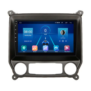 Штатная магнитола Lesko для Chevrolet Silverado III (K2XX) 2013-2015 экран 10" 6/128Gb 4G Wi-Fi GPS Top