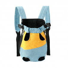 Рюкзак- кенгуру для животных A10010-YR Yellow Blue M