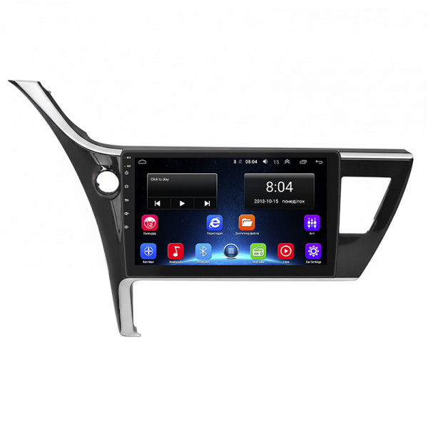 Штатная магнитола Lesko для Toyota Auris II Рестайлинг 2015-2018 экран 10" 2/32Gb Wi-Fi GPS Base