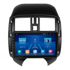 Штатная магнитола Lesko для Nissan Almera III (G15) 2012-2018 экран 9" 6/128Gb 4G Wi-Fi GPS Top