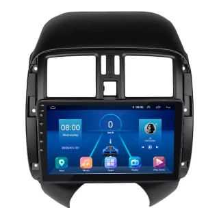 Штатная магнитола Lesko для Nissan Almera III (G15) 2012-2018 экран 9" 6/128Gb 4G Wi-Fi GPS Top