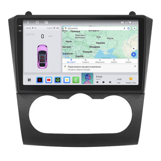 Штатная магнитола Lesko для Nissan Altima IV (L32) Рестайлинг Manual AC 2009-2013 экран 9" 4/64 QLED CarPlay 4G Wi-Fi GPS 360 Prime