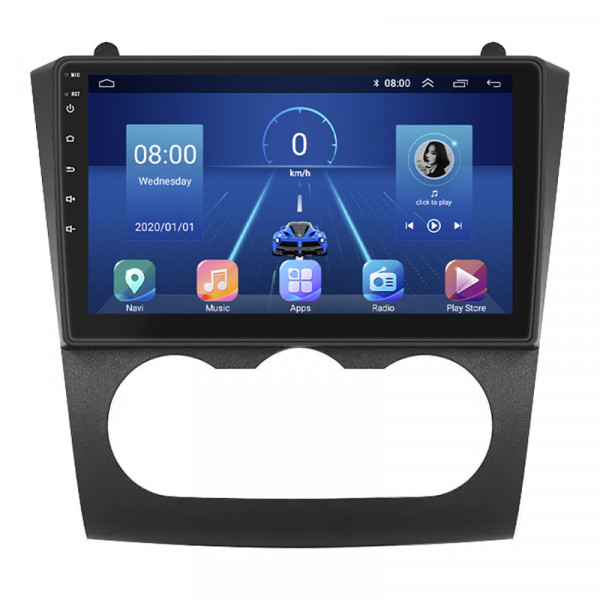 Штатная магнитола Lesko для Nissan Altima IV (L32) Рестайлинг Manual AC 2009-2013 экран 9" 6/128Gb 4G Wi-Fi GPS Top