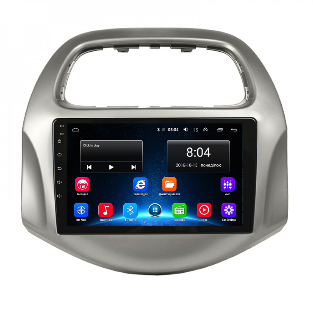 Штатная магнитола Lesko для Chevrolet Spark III (M300) Рестайлинг 2020-н.в. экран 9" 2/32Gb Wi-Fi GPS Base