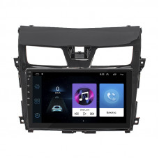 Штатная магнитола Lesko для Nissan Altima V (L33) Рестайлинг 2015-2018 экран 10" 1/16Gb Wi-Fi GPS Base