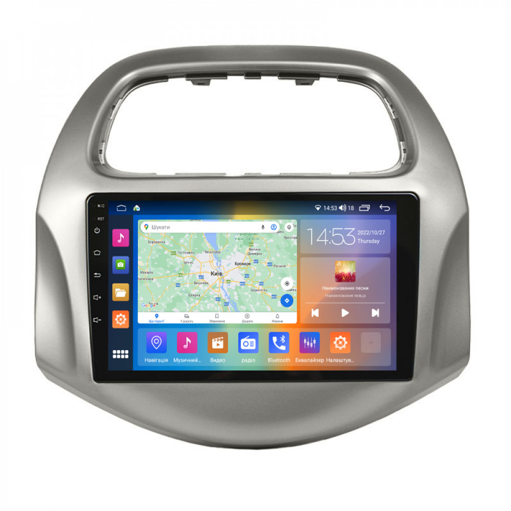 Штатная магнитола Lesko для Chevrolet Spark III (M300) Рестайлинг 2020-н.в. экран 9" 2/32Gb CarPlay 4G Wi-Fi GPS Prime