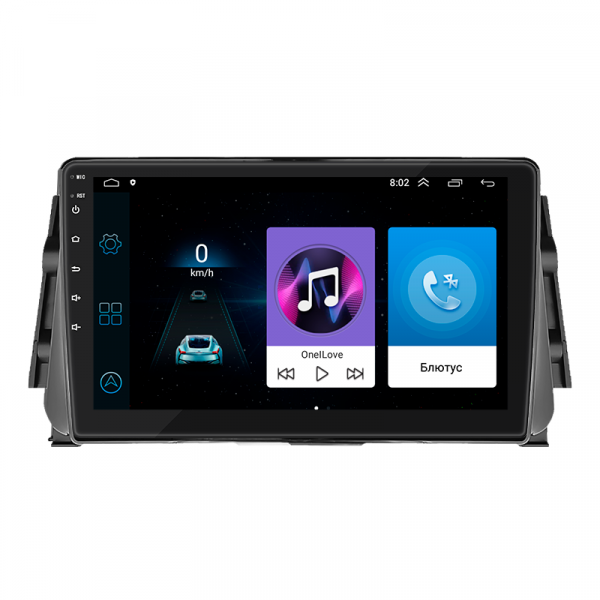 Штатная магнитола Lesko для Nissan Kicks I Рестайлинг 2020-н.в. экран 9" 2/32Gb Wi-Fi GPS Base