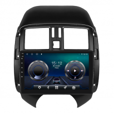 Штатная магнитола Lesko для Nissan Latio I (N17) 2012-2014 экран 9" 4/64Gb 4G Wi-Fi GPS Top