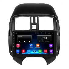 Штатная магнитола Lesko для Nissan Latio I (N17) Рестайлинг 2014-2016 экран 9" 2/32Gb Wi-Fi GPS Base
