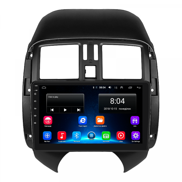 Штатная магнитола Lesko для Nissan Latio I (N17) Рестайлинг 2014-2016 экран 9" 2/32Gb Wi-Fi GPS Base