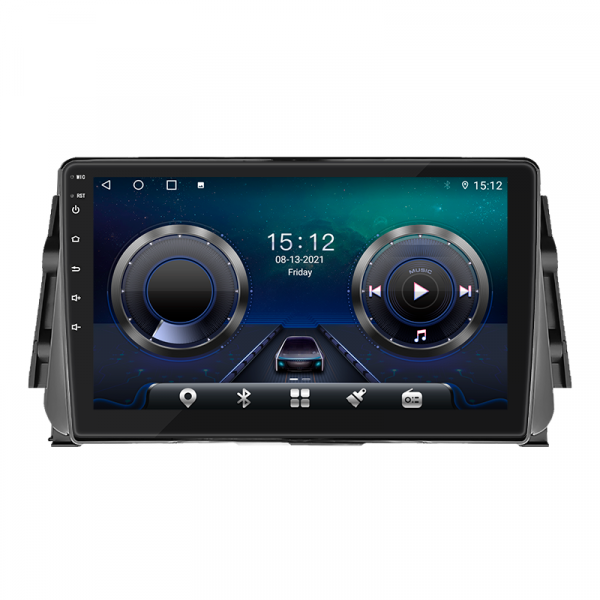 Штатная магнитола Lesko для Nissan Micra V 2017-н.в. экран 9" 4/64Gb 4G Wi-Fi GPS Top