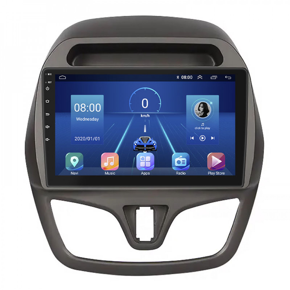 Штатная магнитола Lesko для Chevrolet Spark IV 2015-2018 экран 9" 2/32Gb 4G Wi-Fi GPS Top