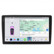 Штатная магнитола Lesko для Nissan Navara (Frontier) III (D40) ver 2 2005-2010 экран 9" 4/64 QLED CarPlay 4G Wi-Fi GPS 360 Prime
