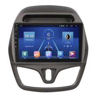 Штатная магнитола Lesko для Chevrolet Spark IV 2015-2018 экран 9" 6/128Gb 4G Wi-Fi GPS Top