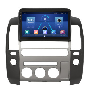 Штатная магнитола Lesko для Nissan Navara (Frontier) III (D40) Рестайлинг 2010-2015 экран 9" 6/128Gb 4G Wi-Fi GPS Top