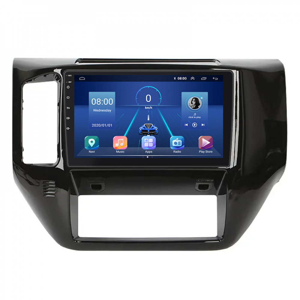 Штатная магнитола Lesko для Nissan Patrol V (Y61) Рестайлинг 2004-н.в. экран 9" 2/32Gb 4G Wi-Fi GPS Top