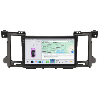 Штатная магнитола Lesko для Nissan Patrol VI (Y62) 2010-2014 экран 9" 4/64 QLED CarPlay 4G Wi-Fi GPS 360 Prime