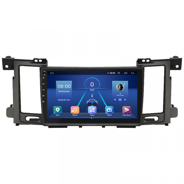 Штатная магнитола Lesko для Nissan Patrol VI (Y62) 2010-2014 экран 9" 4/64Gb 4G Wi-Fi GPS Top