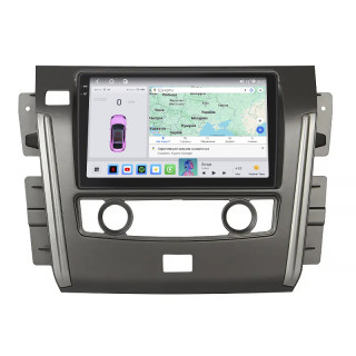 Штатная магнитола Lesko для Nissan Patrol VI (Y62) ver 2 2010-2020 экран 10" 4/64 QLED CarPlay 4G Wi-Fi GPS 360 Prime