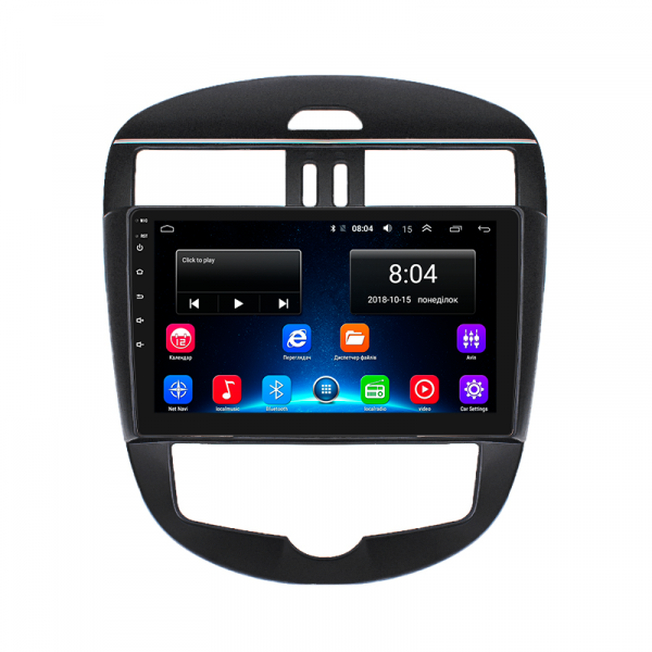 Штатная магнитола Lesko для Nissan Pulsar VI (C13) 2014-2018 экран 10" 2/32Gb Wi-Fi GPS Base