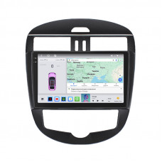 Штатная магнитола Lesko для Nissan Pulsar VI (C13) 2014-2018 экран 10" 4/64 QLED CarPlay 4G Wi-Fi GPS 360 Prime