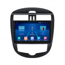 Штатная магнитола Lesko для Nissan Pulsar VI (C13) 2014-2018 экран 10" 2/32Gb 4G Wi-Fi GPS Top