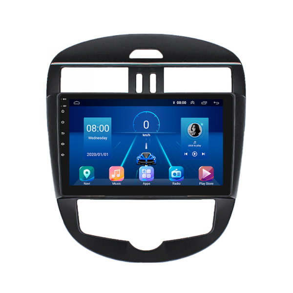 Штатная магнитола Lesko для Nissan Pulsar VI (C13) 2014-2018 экран 10" 4/64Gb 4G Wi-Fi GPS Top