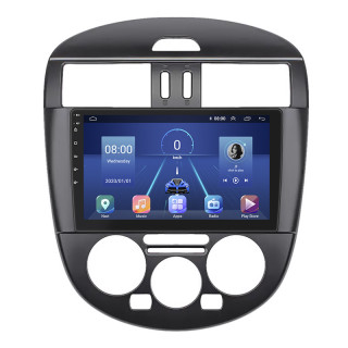 Штатная магнитола Lesko для Nissan Pulsar VI (C13) Manual AC 2014-2018 экран 9" 4/64Gb 4G Wi-Fi GPS Top