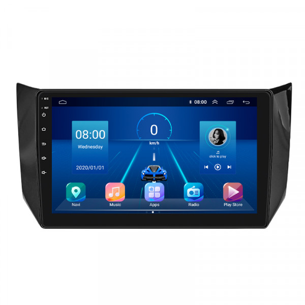 Штатная магнитола Lesko для Nissan Tiida II 2015-2018 экран 10" 4/32Gb 4G Wi-Fi GPS Top