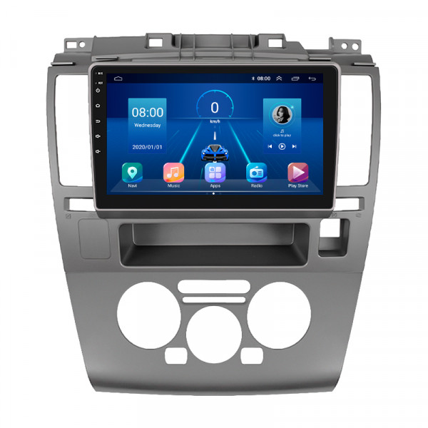 Штатная магнитола Lesko для Nissan Versa I 2006-2012 экран 9" 2/32Gb 4G Wi-Fi GPS Top