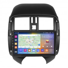 Штатная магнитола Lesko для Nissan Versa II 2012-2014 экран 9" 2/32Gb CarPlay 4G Wi-Fi GPS Prime