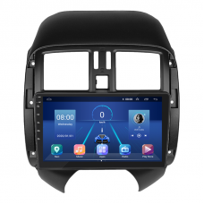 Штатная магнитола Lesko для Nissan Versa II 2012-2014 экран 9" 4/64Gb 4G Wi-Fi GPS Top